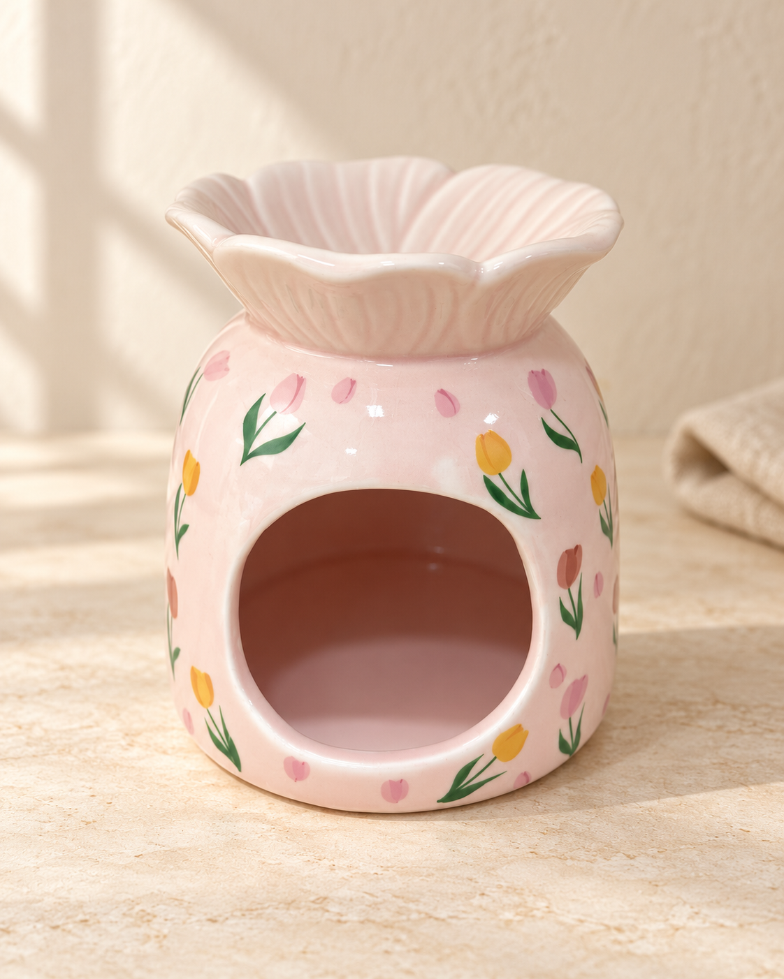 Quemador de wax melts · Florecitas
