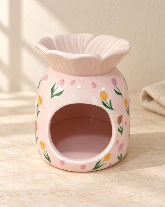 Quemador de wax melts · Florecitas