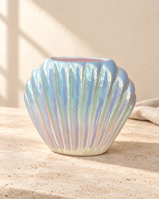 Quemador de wax melts · Concha nacarada