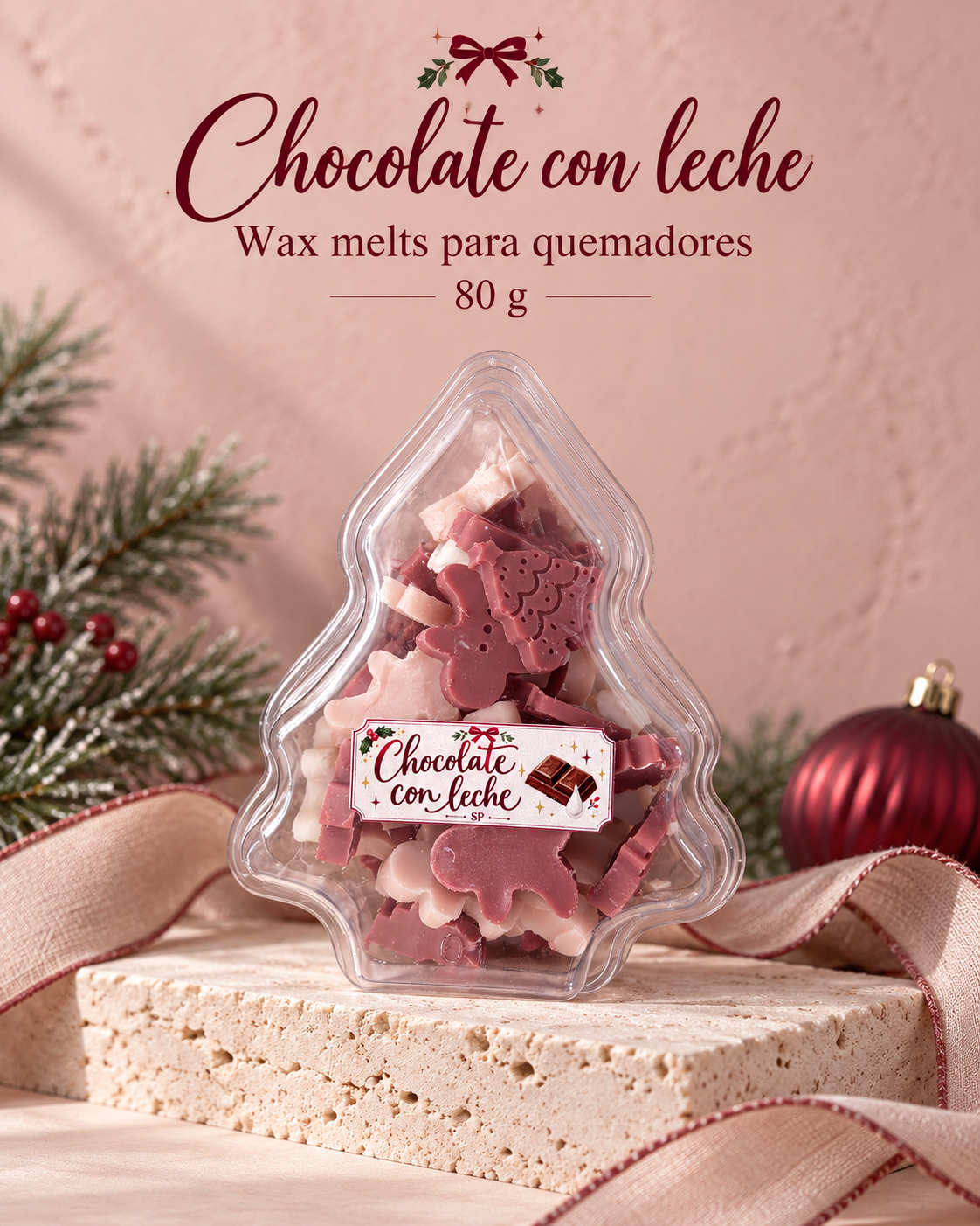 Chocolate con leche · Wax melts para quemadores · 80 g