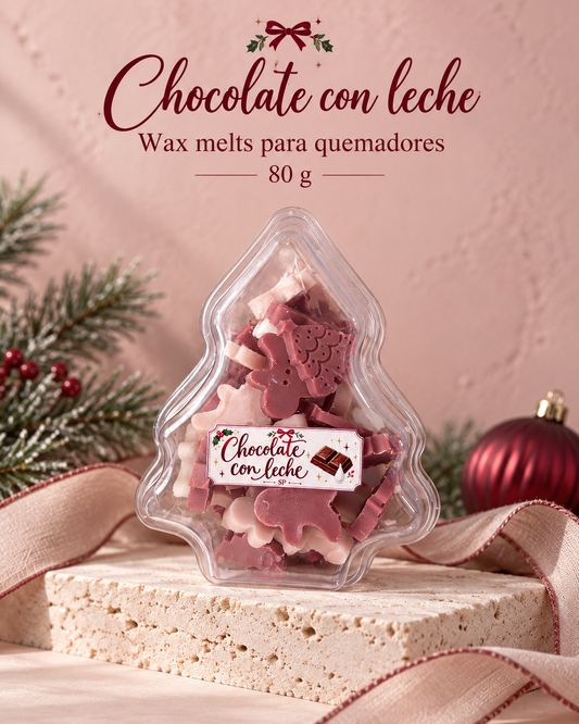 Chocolate con leche · Wax melts para quemadores · 80 g